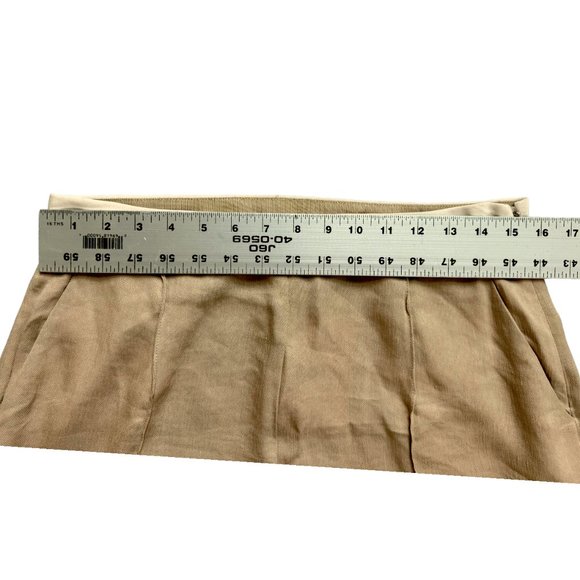 La Ligne Women's Size 10 Lizzie Side Viscose Linen Silk Pant Khaki NWT - Picture 9 of 9